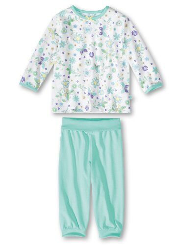 Sanetta Pigiama a due pezzi lungo, bambina, Blu (Blau (5660)), 86