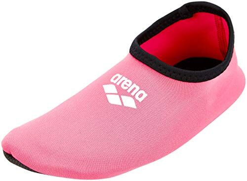 ARENA Pool Grip Socks Jr, Calzini Unisex-Bambini e Ragazzi, Fucsia, 30/31