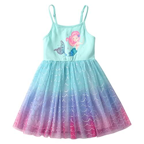 VIKITA Vestitos Bambina Principessa Unicorno Casuale Cotone Abiti SH2303 2-3 Anni