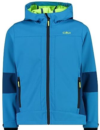 CMP Giacca Da Bambino Con Cappuccio Fisso, Giacca Unisex Bambini e ragazzi, River-Petrol, 110