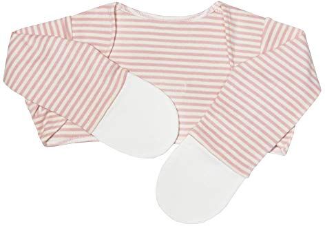 Edenswear Guanti con zinco per bambini con eczema, Colore: rosa., 12 Mesi