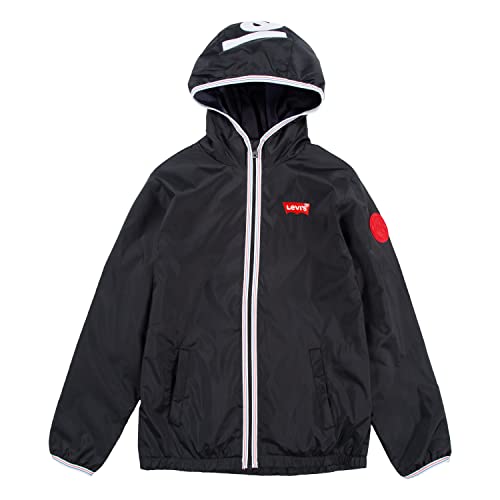 Levis Lvn Essential Windbreaker Bambini e Ragazzi, Nero, 4 anni