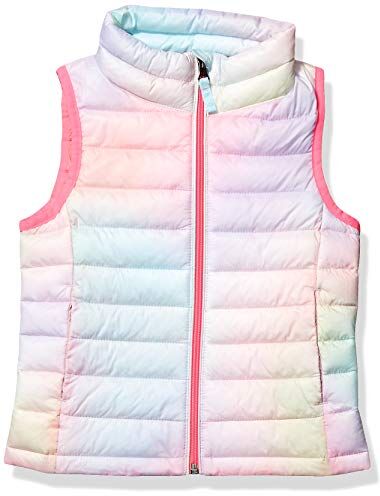 Amazon Essentials Piumino Smanicato Ripiegabile Impermeabile Leggero Bambine e Ragazze, Rosa Sfumature, 11-12 Anni