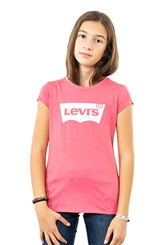 Levis Lvg S/S Batwing Tee, T-shirt Bambine e ragazze, Rosa (Tea Tree Pink), 14 anni