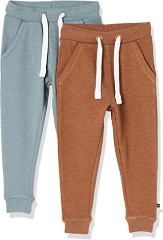 MAGIC KIDS WEAR Sweat pant (2-pack), Pantaloni Tuta Bambini e ragazzi, 2er Pack Toffee (236), 6 anni