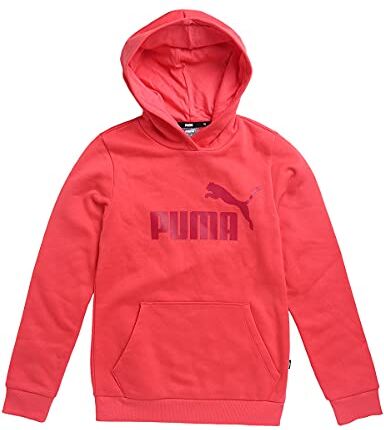 Puma Active-Felpa con Cappuccio, Rosa Paradiso, S-L Donna