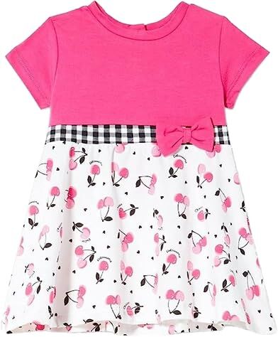 Chicco , Vestito con Maniche Corte, Bimba 0-24, 9 mesi, Multicolore (678)