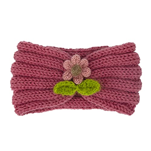 MRXFN forcina Autunno 21 Colore Fascia for capelli Fascia for capelli Solido Fascia for capelli for bambini Fiore invernale Top Lana for caldo e FLw226 (Color : B, Size : Taille unique)