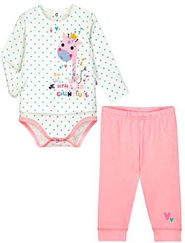 Petit Béguin Completo per bambina: Body a Tunica + leggings Miss Lala – Taglia: 18 mesi (86 cm)