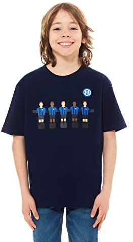 Inter Calcio Balilla T-Shirt, Blu, 4 Anni Bambini e Ragazzi