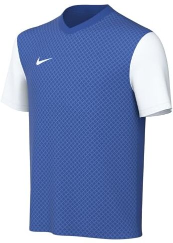 Nike Y Nk DF Tiempo Prem II JSY SS in Jersey, Royal Blu/Bianco/Bianco, 7-8 Anni Unisex-Bambini e Ragazzi