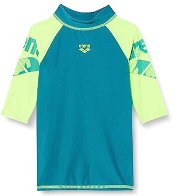 Arena Maglia a Maniche Corte da Bambini Rash Graphic con Protezione UV