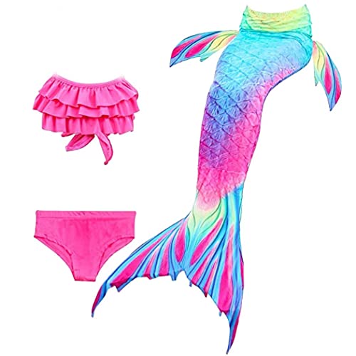 shepretty Coda di Sirena con Bikini per Bambina Set Bikini,wupuDH52,150