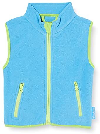 Playshoes Gilet in pile, Piano da esterno Unisex Bambini e ragazzi, blu acqua, 80