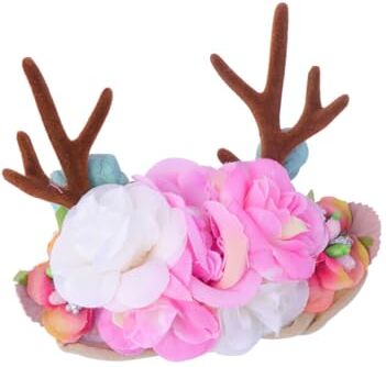 HAPINARY accessori per bambina di fiori di corna cerchietti bambina tiara a forma di corno in nylon ragazza copricapo Regalo per