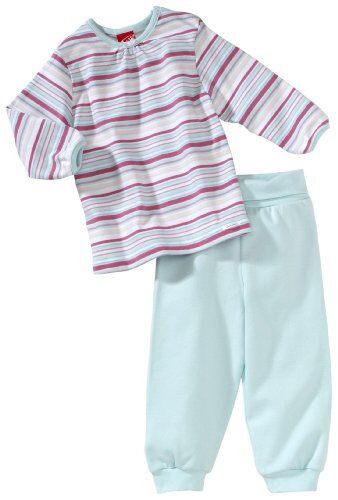 Sanetta 220579 Pigiama a due pezzi lungo, bambina, Blu (Blau), 80