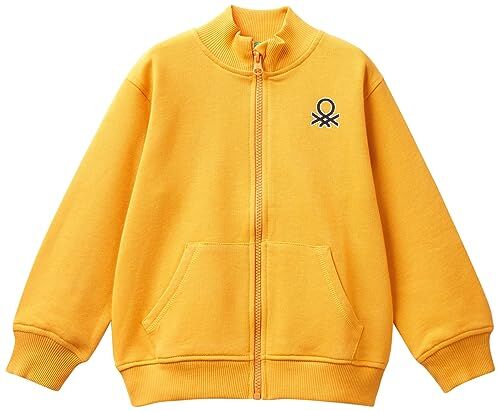 United Colors Of Benetton Giacca M/L , Maglia di Tuta Bambini e ragazzi, Oro 0D6, YS