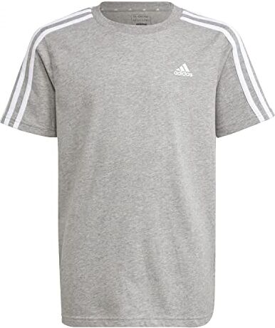 Adidas Essentials 3-Stripes Cotton T-Shirt T-Shirt (Short Sleeve) Unisex Bambini (Confezione da 1)