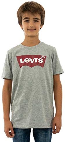 Levis Lvb Batwing Tee T-Shirt, Grigio (Grey Heather), 16 Anni Bambini e Ragazzi