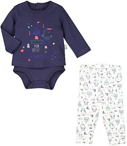 Petit Béguin Insieme Bambino Ragazzo Body Maglietta + pantaloni Petit Prince – Taglia – 24 mesi (92 cm)