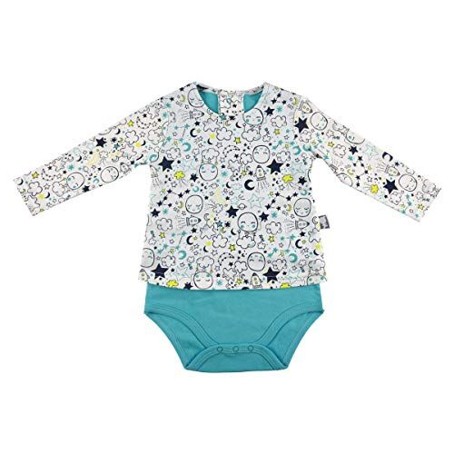 Petit Béguin Body Maglietta Bambino Ragazzo Little Moon – dimensioni – 12 mesi (80 cm)