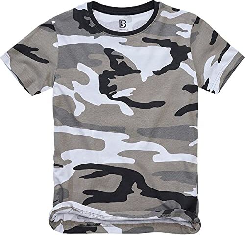 Brandit Kids T-Shirt, T-shirt Unisex Bambini e Ragazzi, Multicolore (Urban), M 134