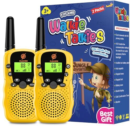 Tesoyzii Giocattoli per Bambini 3 4 5 6 Anni, Walkie-Talkie Regalo Bambino 3-12 Anni Giochi All'aperto per Bambini Giocattoli Bambina 7 8 9 Anni Femmina Regalo Pasqua Bimba