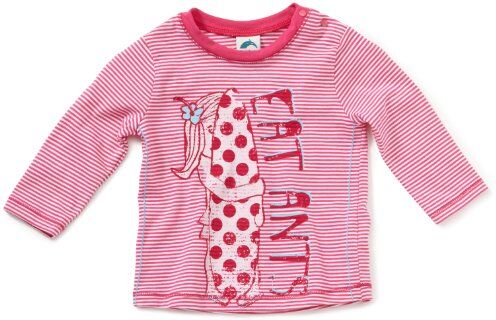 Sanetta Maglietta a righe, bambina, Rosa (Pink (3561)), 74