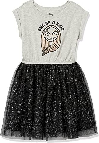 Amazon Essentials Disney   Marvel   Star Wars   Frozen   Princess Abiti tutù a Maniche Corte in Maglia (precedentemente Spotted Zebra) Bambine e Ragazze, Nightmare Sally, 5 Anni