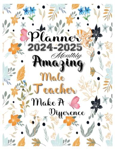 2YearsCalendar, Yasmin Ni. Male Teacher Gift: Planners for Male Teachers: Two (2) Years Monthly Planner & Personal Appointment Scheduler, Logbook with 24 Months Calendar