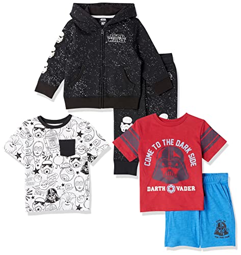 Amazon Essentials Disney   Marvel   Star Wars Completi (in precedenza Spotted Zebra) Bambini e Ragazzi, Pacco da 5, Stampa Star Wars, 2 Anni