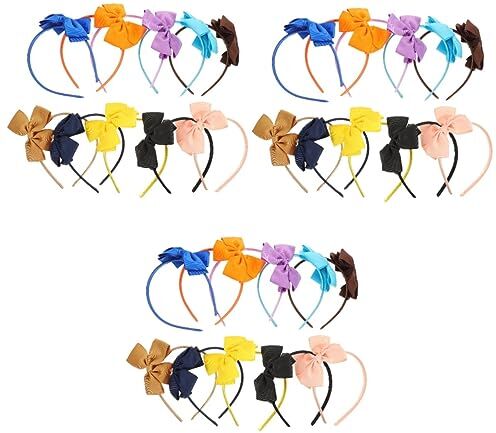 TOYANDONA Fasce Annodate 30 Pezzi Dell'Arco Della Ragazza Bowknot Del Cerchio Fasce Di Stoffa Per Bambini Papillon Accessori Per Per I Bambini Legami Elastici Fasce Elastiche