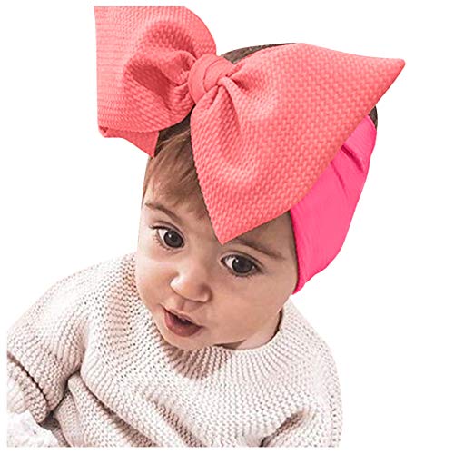 MRXFN forcina Fascia for capelli 1PC Copricapo for bambina infantile Fascia for capelli Bowknot Accessorio elasticizzato for bambini (Color : Watermelon Red, Size : Taille unique)