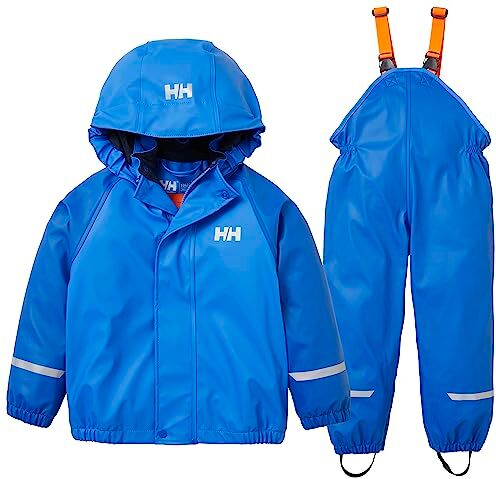 Helly Hansen Kids Unisex K Bergen Fleece Pu Rainset 2.0, Cobalt 2.0, 5