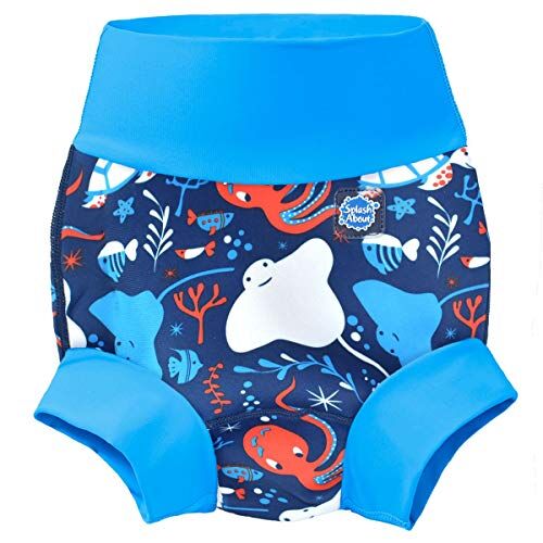 Splash About Happy Nappy Pannolino da Nuoto Riutilizzabile, Under The Sea, 6-12 Mesi