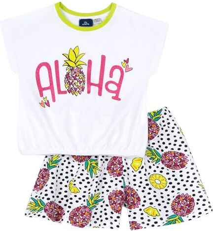 Chicco Completo 2 Pezzi T-Shirt E Pantaloncini, Bambine e ragazze, Multicolor (2), 3 anni