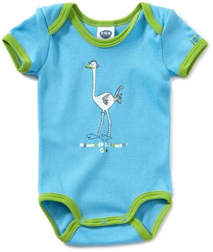 Sanetta Body a maniche corte, bambino, Blu (Blau (5825)), 68