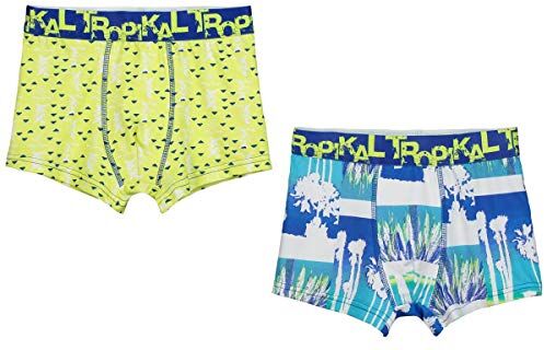 Petit Béguin Set di 2 boxer ragazzo Tropikal – dimensioni – 12/14 anni (152/164 cm)