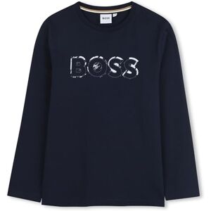 Boss Maglietta a Manica Lunga per Bambino, Colore Blu Cargo, 12 Anni Boss Maglietta a Manica Lunga per Bambino, Colore Blu Cargo, 12 Anni