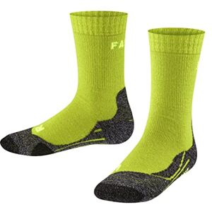 Falke TK2 K So lana filo funzionale spessi antivesciche 1 paio, Calzini da escursionismo Unisex Bambini, Giallo Lime 7601, 31-34 Falke TK2 K So lana filo funzionale spessi antivesciche 1 paio, Calzini da escursionismo Unisex Bambini, Giallo Lime 7601, 31-34