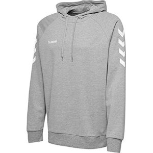 hummel HMLGO Kids Cotton Hoodie Color: Grey Melange_Talla: 116 hummel HMLGO Kids Cotton Hoodie Color: Grey Melange_Talla: 116