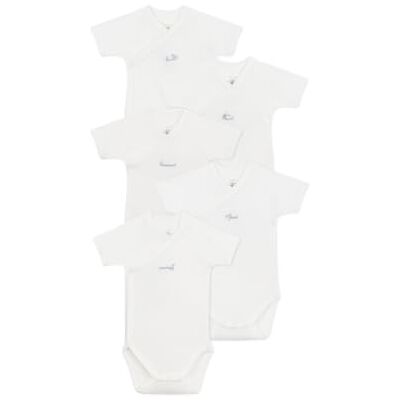 Petit Bateau A0cnp, Body Nascita A Maniche Corte Unisex Bimbi 0-24, Variante 1, Prematuro (pacco da 5) Petit Bateau A0cnp, Body Nascita A Maniche Corte Unisex Bimbi 0-24, Variante 1, Prematuro (pacco da 5)