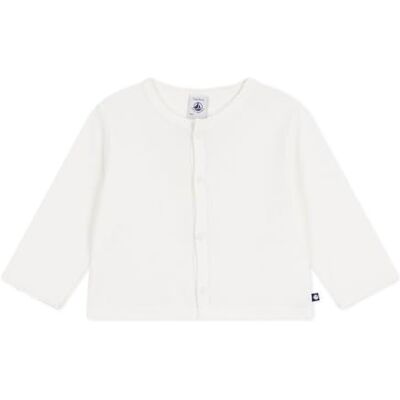 Petit Bateau Cardigan Bambino in Cotone Tinta Unita Petit Bateau Cardigan Bambino in Cotone Tinta Unita