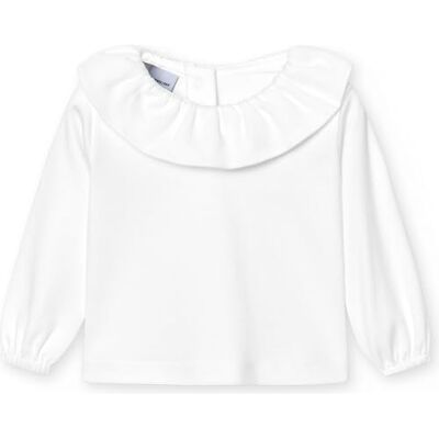BABIDU Maglietta per Neonati e Bambini Piccoli, 100% Cotone, Manica Lunga con Colletto a Balze, Tessuto Morbido e Traspirante, Maglietta Invernale Basica, Abbigliamento Comodo per Neonati BABIDU Maglietta per Neonati e Bambini Piccoli, 100% Cotone, Manica Lunga con Colletto a Balze, Tessuto Morbido e Traspirante, Maglietta Invernale Basica, Abbigliamento Comodo per Neonati