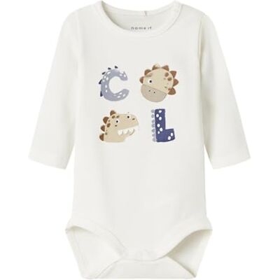 NAME IT Nbmnuts LS Body Box, Cloud Dancer, Numeric_80, Ballerino di Nuvola, Numeric_80 NAME IT Nbmnuts LS Body Box, Cloud Dancer, Numeric_80, Ballerino di Nuvola, Numeric_80