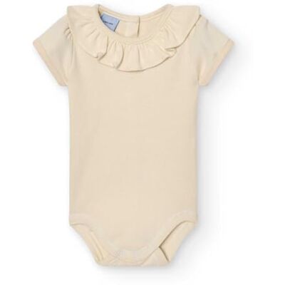 BABIDU Body Neonato Manica Corta Collo a Volant 100% Cotone, Body Neonato Tessuto Anallergico Morbido e Traspirante per Pelli Sensibili, Prima Indossata, Abbigliamento Unisex Neonato e Bambina BABIDU Body Neonato Manica Corta Collo a Volant 100% Cotone, Body Neonato Tessuto Anallergico Morbido e Traspirante per Pelli Sensibili, Prima Indossata, Abbigliamento Unisex Neonato e Bambina