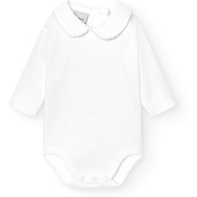 BABIDU Body Neonato a Maniche Lunghe in 100% Cotone, Tutina Neonato Realizzato in Tessuto Morbido, Traspirante e Anallergico per Pelli Sensibili, Body in Piqué con Collo a Polo, Abbigliamento Unisex BABIDU Body Neonato a Maniche Lunghe in 100% Cotone, Tutina Neonato Realizzato in Tessuto Morbido, Traspirante e Anallergico per Pelli Sensibili, Body in Piqué con Collo a Polo, Abbigliamento Unisex