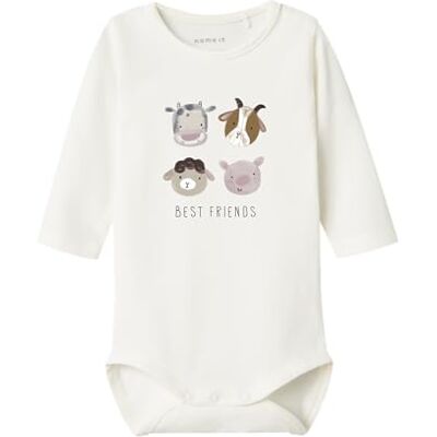 NAME IT Nbmlamb LS Body Box, Cloud Dancer, Numeric_80, Ballerino di Nuvola, Numeric_80 NAME IT Nbmlamb LS Body Box, Cloud Dancer, Numeric_80, Ballerino di Nuvola, Numeric_80