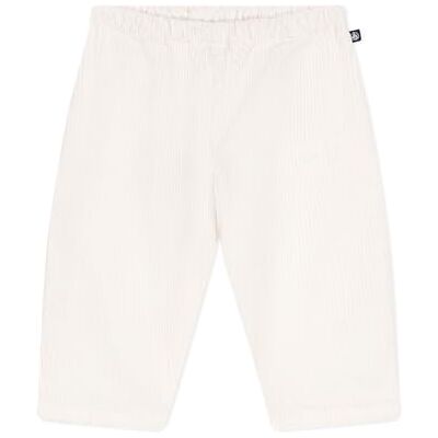 Petit Bateau Pantaloni per Bambini in Velluto Tinta Unita, Bianco, 24 Mesi Petit Bateau Pantaloni per Bambini in Velluto Tinta Unita, Bianco, 24 Mesi