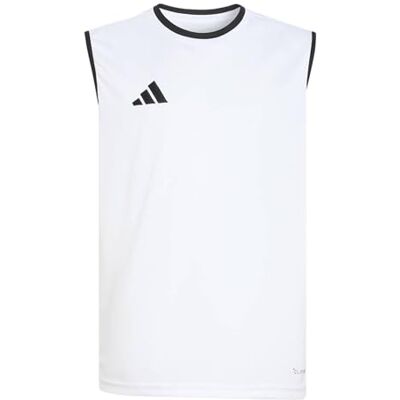 Adidas Unisex Bambini e Ragazzi Entrada26 Sleeveless Jersey Kids Shirt, White/Black, 5-6 Years Adidas Unisex Bambini e Ragazzi Entrada26 Sleeveless Jersey Kids Shirt, White/Black, 5-6 Years